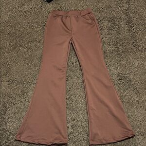 SHEIN Brown Flared Kids Bottoms